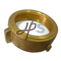 Hot forging brass water meter cover with plastic cap